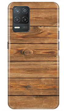 Wooden Look Mobile Back Case for Realme 8 5G  (Design - 113)