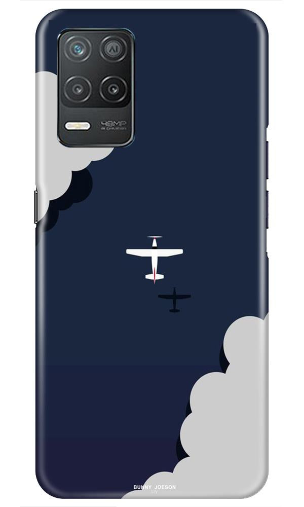 Clouds Plane Case for Realme 8 5G (Design - 196)