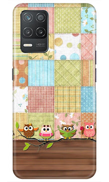 Owls Mobile Back Case for Realme 8 5G (Design - 202)