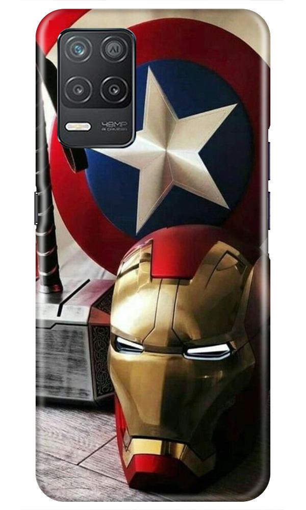 Ironman Captain America Case for Narzo 30 5G (Design No. 254)