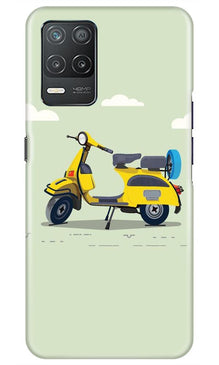 Vintage Scooter Mobile Back Case for Narzo 30 5G (Design - 260)
