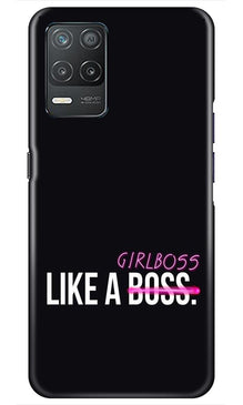 Like a Girl Boss Mobile Back Case for Narzo 30 5G (Design - 265)