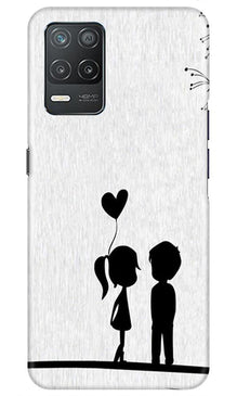 Cute Kid Couple Mobile Back Case for Realme 8 5G (Design - 283)