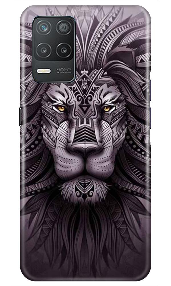 Lion Mobile Back Case for Realme 8 5G (Design - 315)