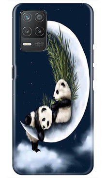 Panda Moon Mobile Back Case for Realme 8 5G (Design - 318)