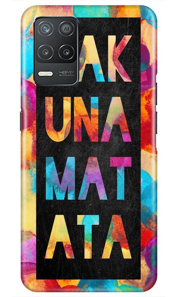 Hakuna Matata Mobile Back Case for Realme 8 5G (Design - 323)