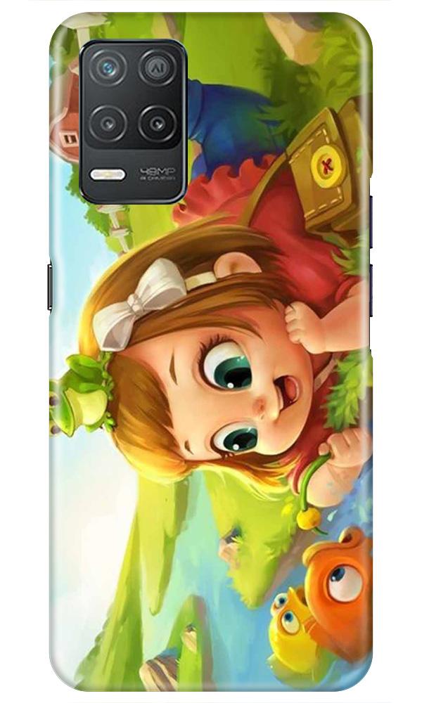 Baby Girl Mobile Back Case for Realme 8 5G (Design - 339)
