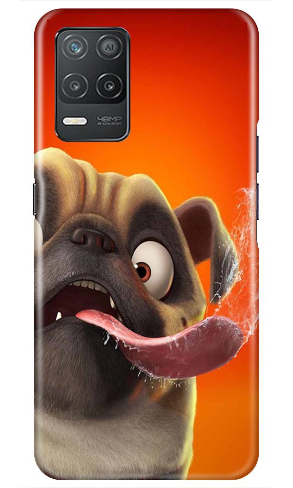 Dog Mobile Back Case for Narzo 30 5G (Design - 343)
