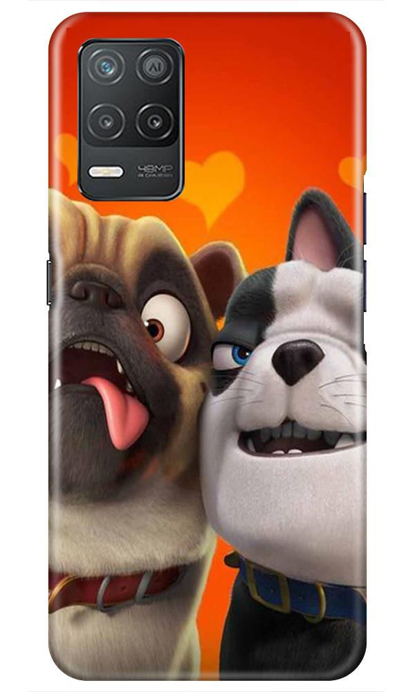 Dog Puppy Mobile Back Case for Realme 8 5G (Design - 350)