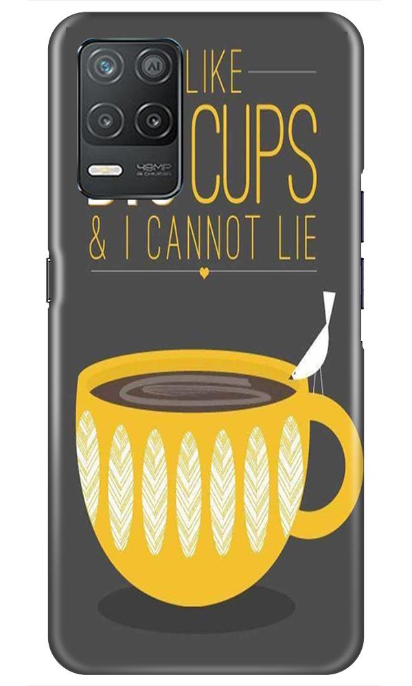 Big Cups Coffee Mobile Back Case for Realme 8 5G (Design - 352)