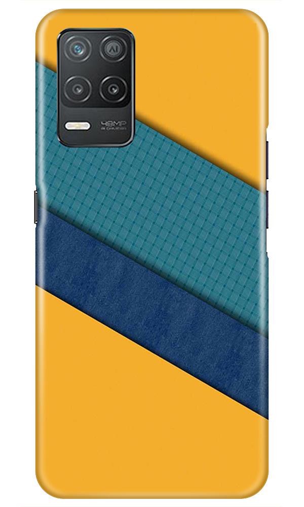 Diagonal Pattern Mobile Back Case for Realme 8 5G (Design - 370)