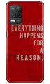 Everything Happens Reason Mobile Back Case for Narzo 30 5G (Design - 378)