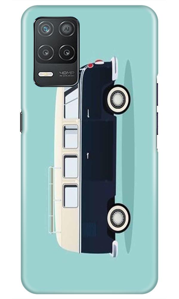 Travel Bus Mobile Back Case for Narzo 30 5G (Design - 379)