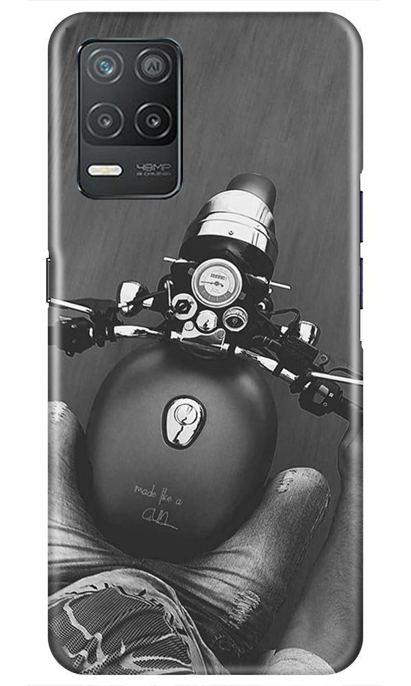 Royal Enfield Mobile Back Case for Realme 8 5G (Design - 382)