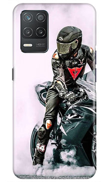 Biker Mobile Back Case for Narzo 30 5G (Design - 383)