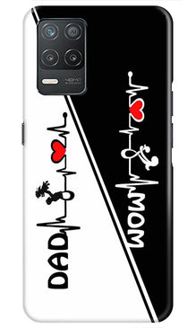 Love Mom Dad Mobile Back Case for Narzo 30 5G (Design - 385)
