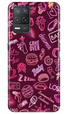 Party Theme Mobile Back Case for Realme 8 5G (Design - 392)