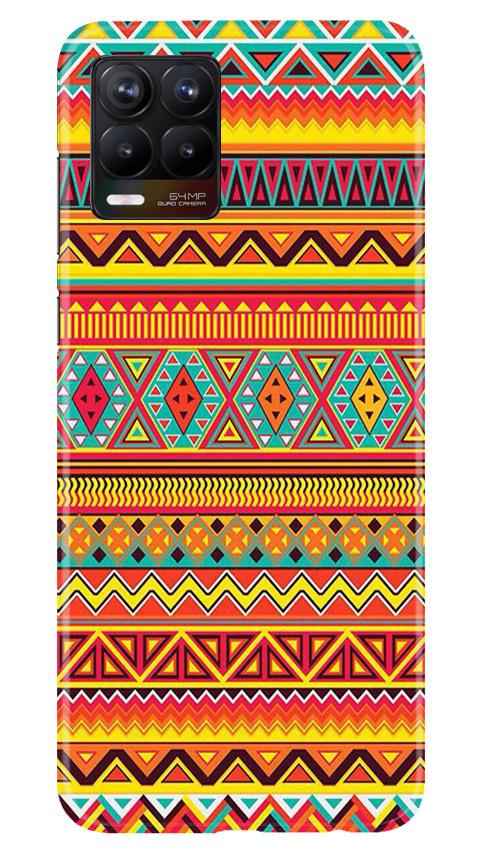 Zigzag line pattern Case for Realme 8
