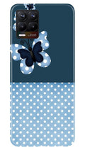 White dots Butterfly Case for Realme 8 Pro