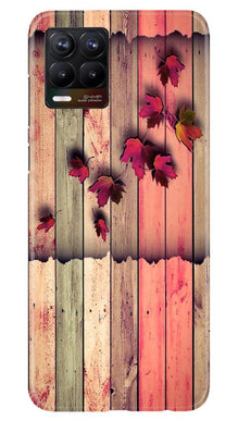 Wooden look2 Mobile Back Case for Realme 8 Pro (Design - 56)