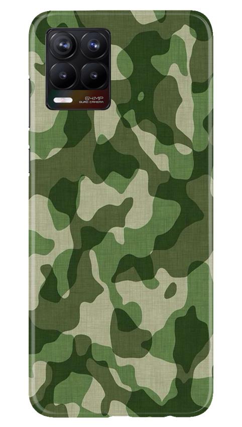 Army Camouflage Case for Realme 8  (Design - 106)