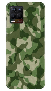 Army Camouflage Mobile Back Case for Realme 8 Pro  (Design - 106)