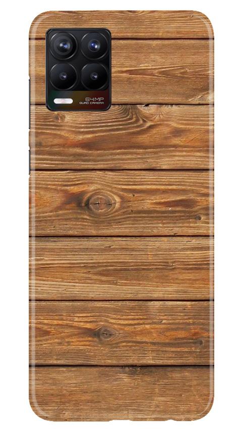 Wooden Look Case for Realme 8 Pro  (Design - 113)
