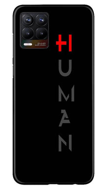 Human Mobile Back Case for Realme 8  (Design - 141)