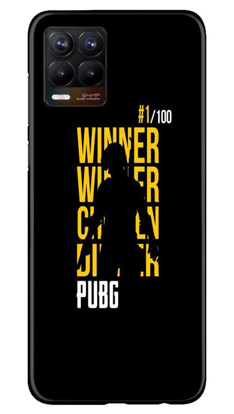 Pubg Winner Winner Case for Realme 8  (Design - 177)