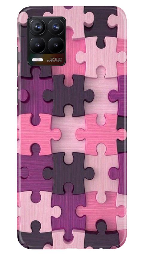 Puzzle Case for Realme 8 (Design - 199)