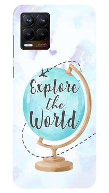 Explore the World Mobile Back Case for Realme 8 Pro (Design - 207)