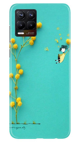 Flowers Girl Case for Realme 8 (Design No. 216)