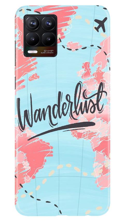 Wonderlust Travel Case for Realme 8 (Design No. 223)