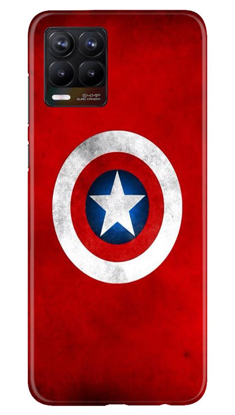 Captain America Case for Realme 8 (Design No. 249)