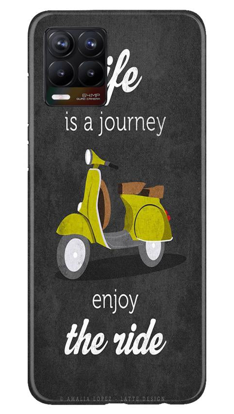 Life is a Journey Case for Realme 8 (Design No. 261)