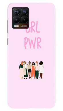 Girl Power Mobile Back Case for Realme 8 (Design - 267)