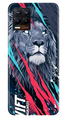 Lion Mobile Back Case for Realme 8 (Design - 278)