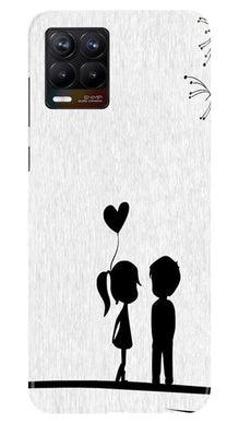 Cute Kid Couple Mobile Back Case for Realme 8 Pro (Design - 283)