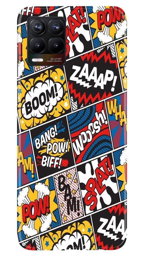 Boom Mobile Back Case for Realme 8 (Design - 302)