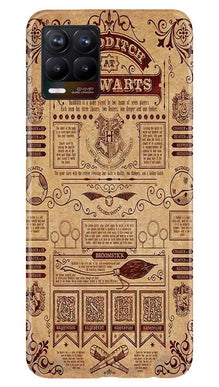 Hogwarts Mobile Back Case for Realme 8 (Design - 304)