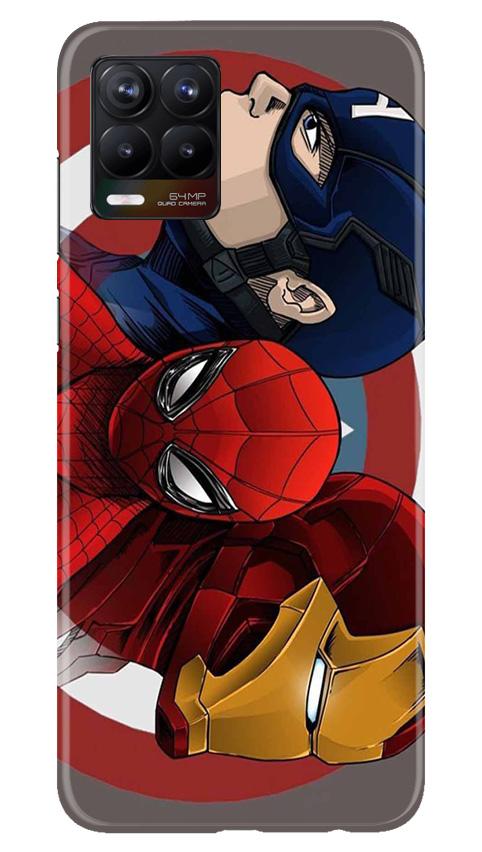 Superhero Mobile Back Case for Realme 8 (Design - 311)