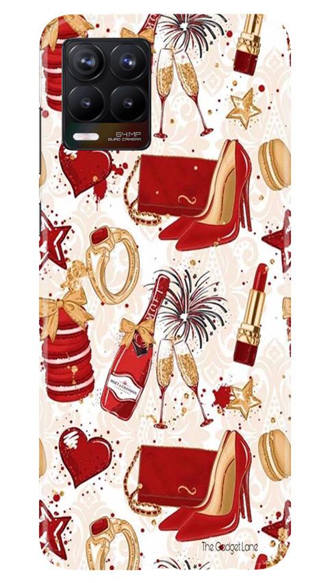 Girlish Mobile Back Case for Realme 8 (Design - 312)