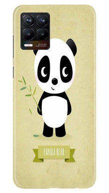 Panda Bear Mobile Back Case for Realme 8 (Design - 317)