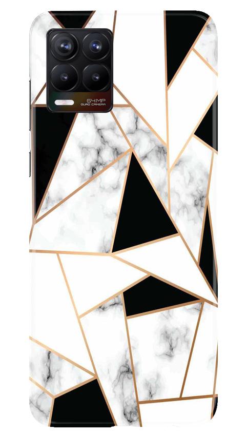 Marble Texture Mobile Back Case for Realme 8 (Design - 322)