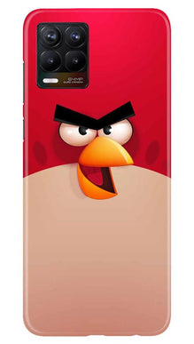 Angry Bird Red Mobile Back Case for Realme 8 (Design - 325)