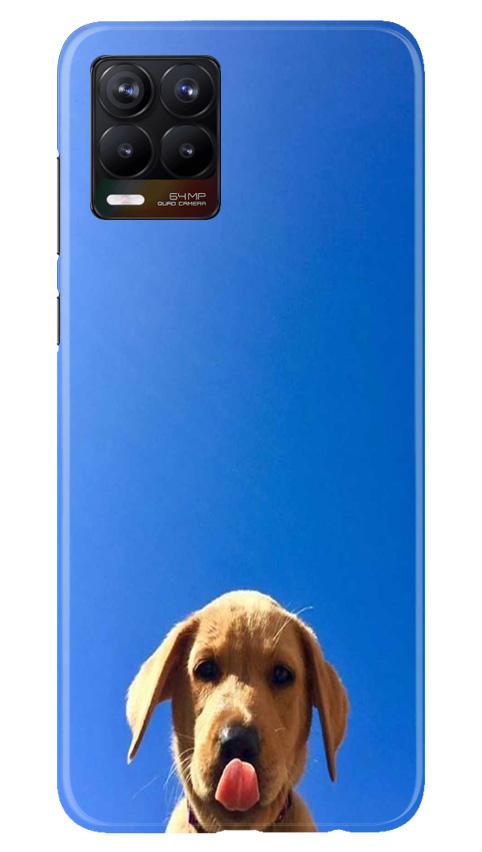 Dog Mobile Back Case for Realme 8 (Design - 332)