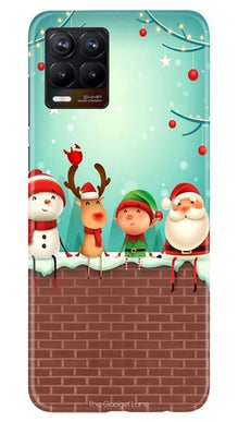 Santa Claus Mobile Back Case for Realme 8 (Design - 334)