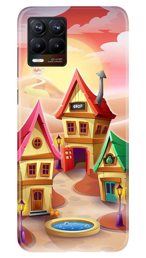 Sweet Home Mobile Back Case for Realme 8 (Design - 338)