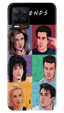 Friends Mobile Back Case for Realme 8 (Design - 357)