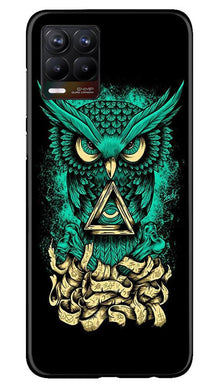 Owl Mobile Back Case for Realme 8 (Design - 358)